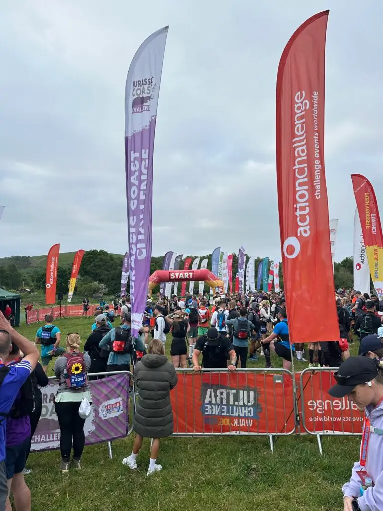 The start line was such a vibe.